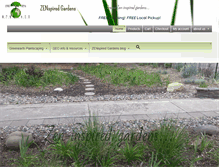 Tablet Screenshot of greenearthorganicgardens.com
